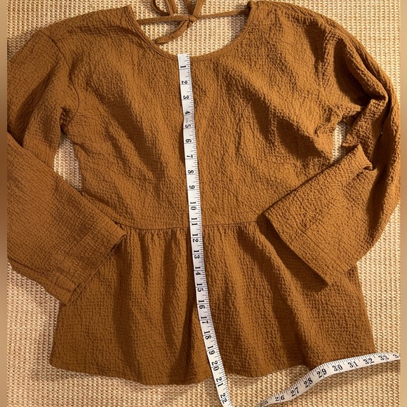 Yellow backless Madewell top - Picture 5 of 6